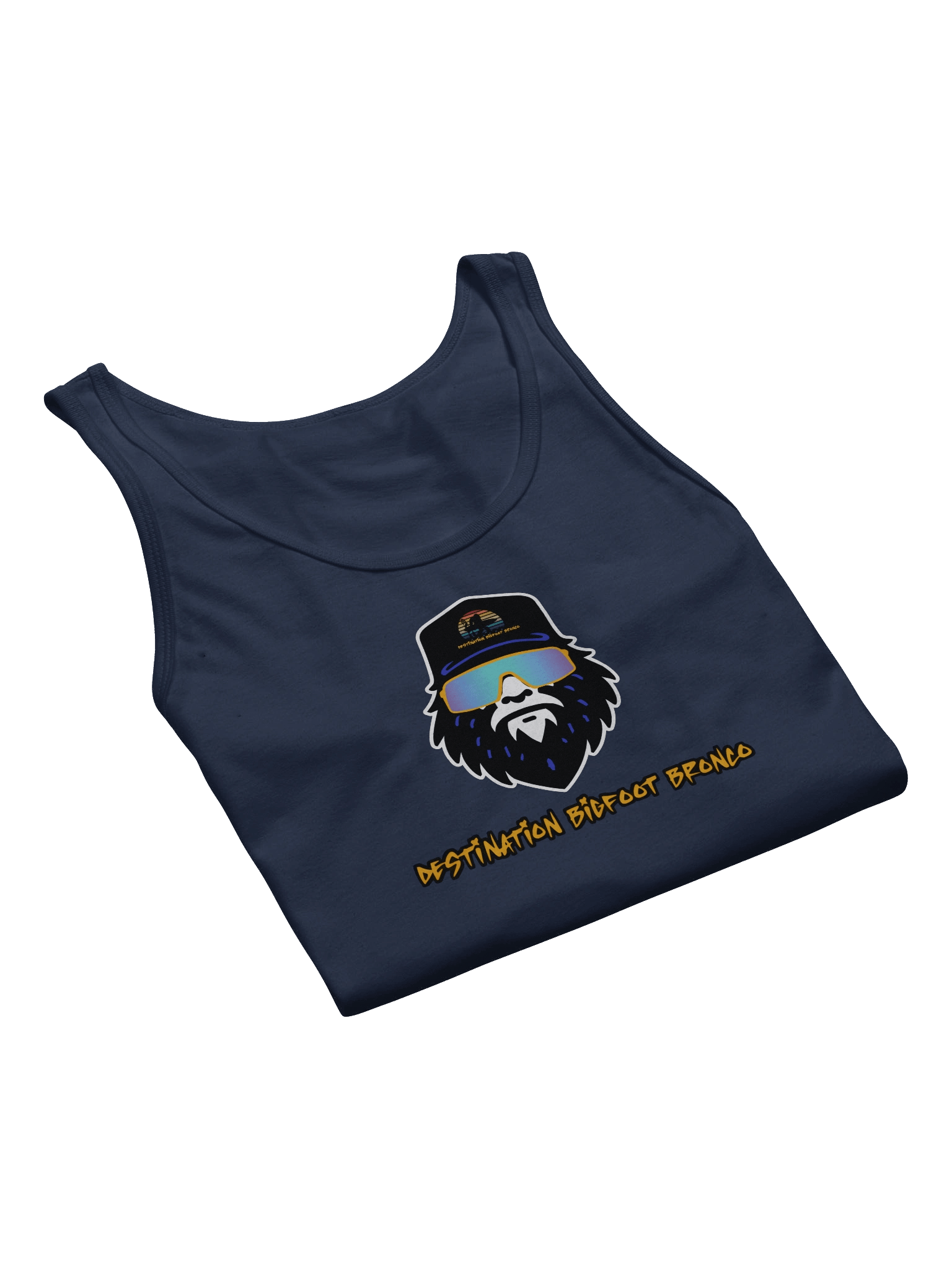 Destination Bigfoot Bronco Synthwave Bella+Canvas Jersey Tank (Multiple Colors Available) product image (8)
