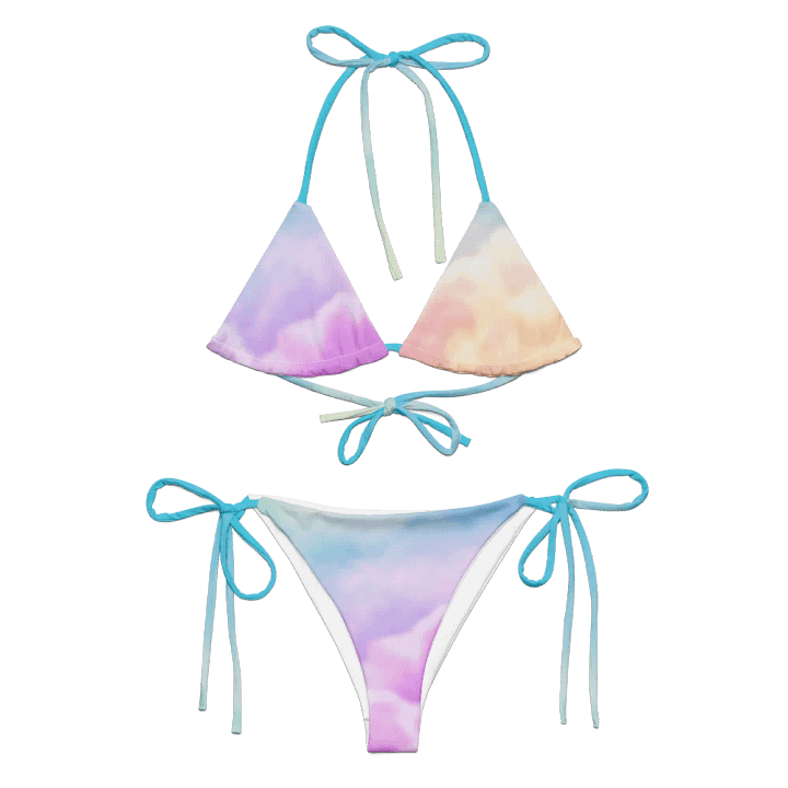 Blur cloud rainbow Design String Bikini - V7 product image (1)