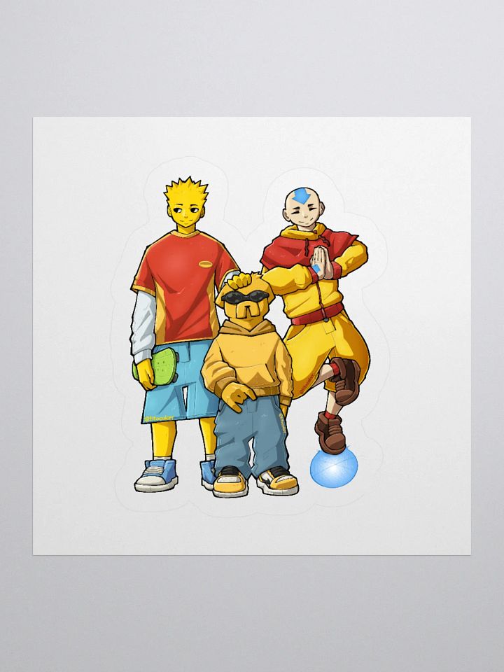 YELLOW TEAM STICKER product image (2)