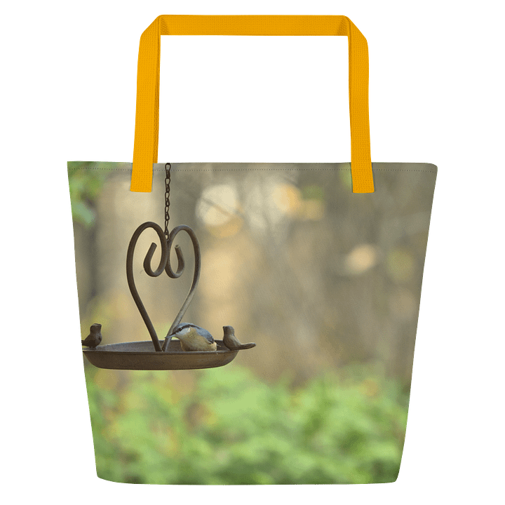 Große Tragetasche - Meise am Futterplatz product image (2)