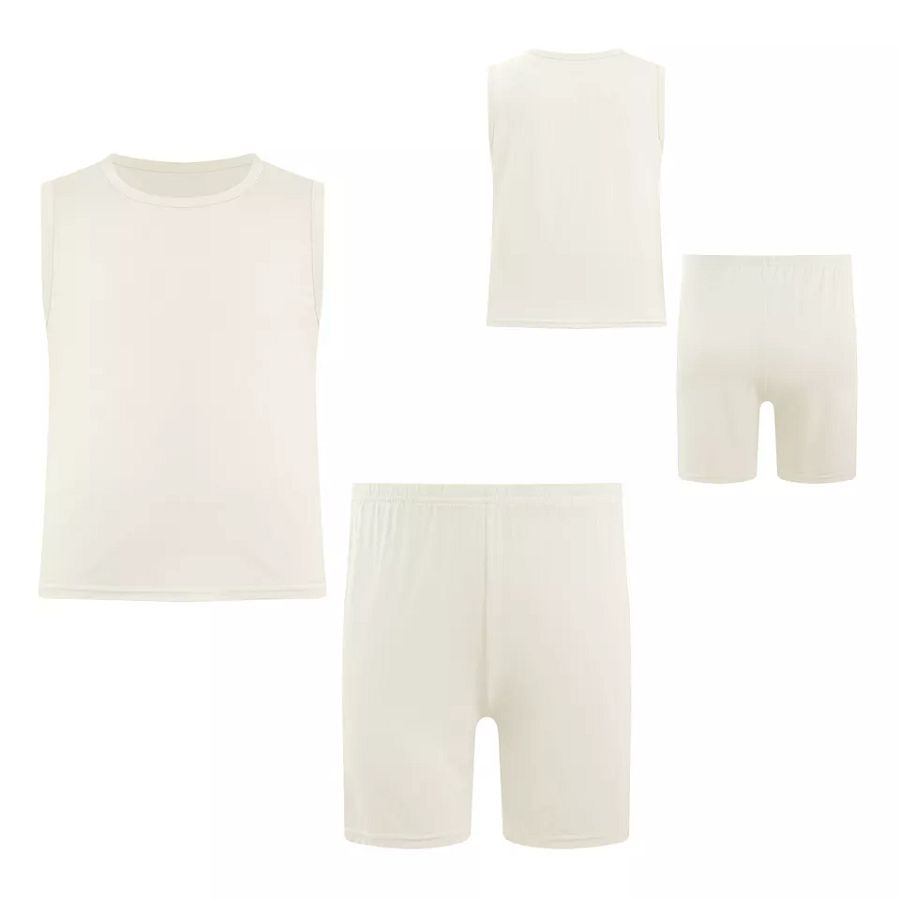 Kids Boys Set Sleeveless Suit Loungewear Outfit Tracksuit Costume Sports Gym product image (5)