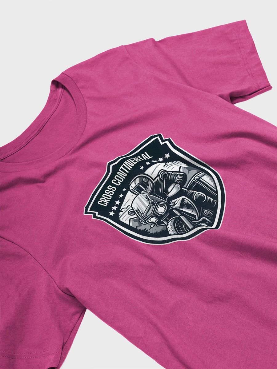 Retro Rider Emblem T-Shirt | AI Design cross continental product image (3)