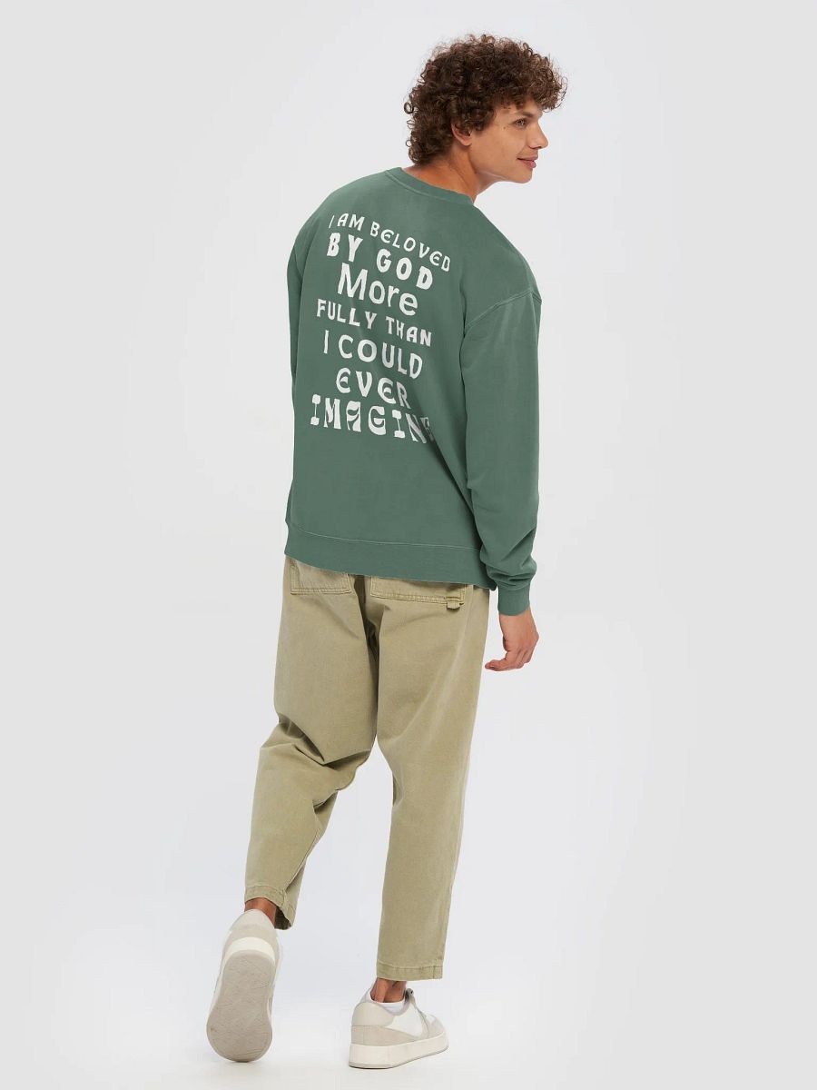 I am beloved by God Unisex Dyed Sweatshirt product image (3)