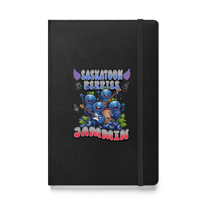 Saskatoon Berries Jammin Hardcover Notebook product image (1)