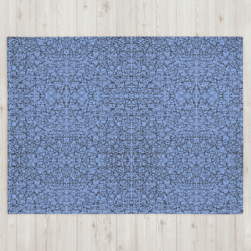 No Rockin' Angel Throw (Blue) product image (18)