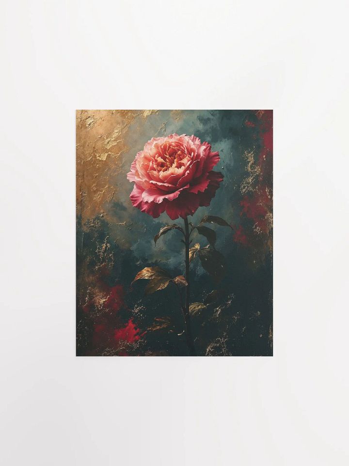 Painted Rose Matte Poster product image (2)