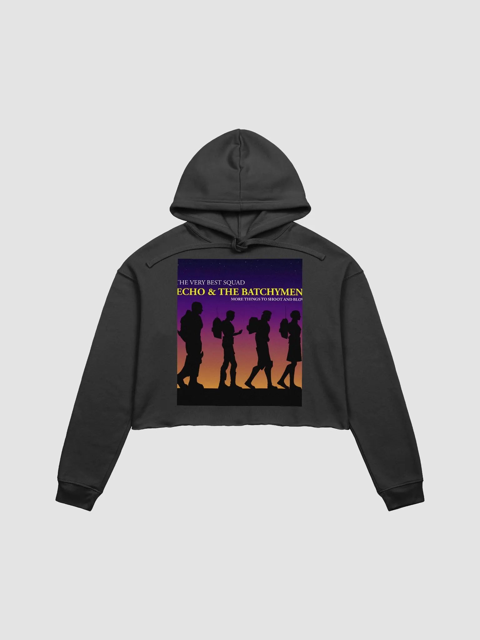 Echo & the Batchymen Crop Hoodie product image (5)