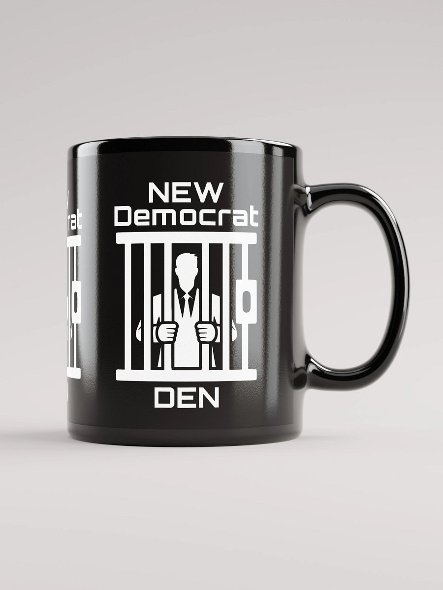 NEW Democrat DEN Prison Bars mug - white ink product image (1)