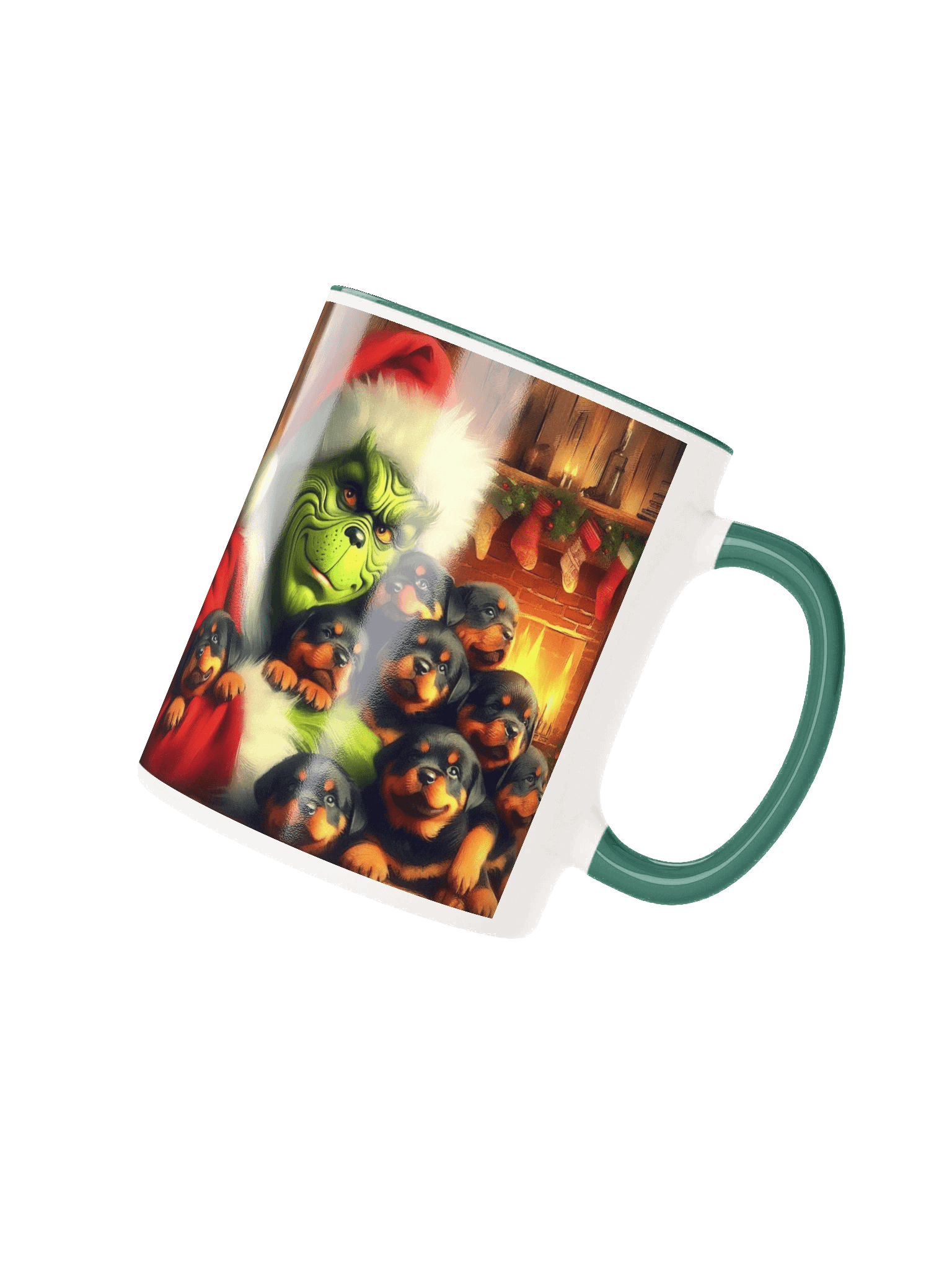 The Grinch Who Stole Rottweilers Ceramic Mug product image (6)