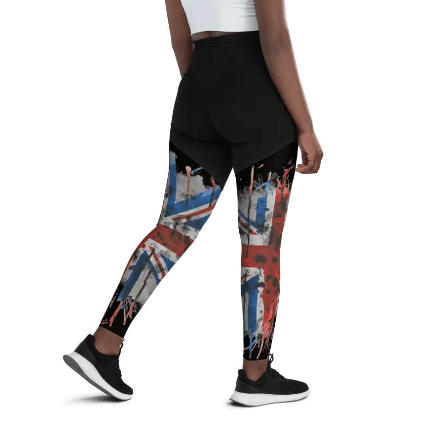 Urban Graffiti Union Jack Split leggings product image (12)