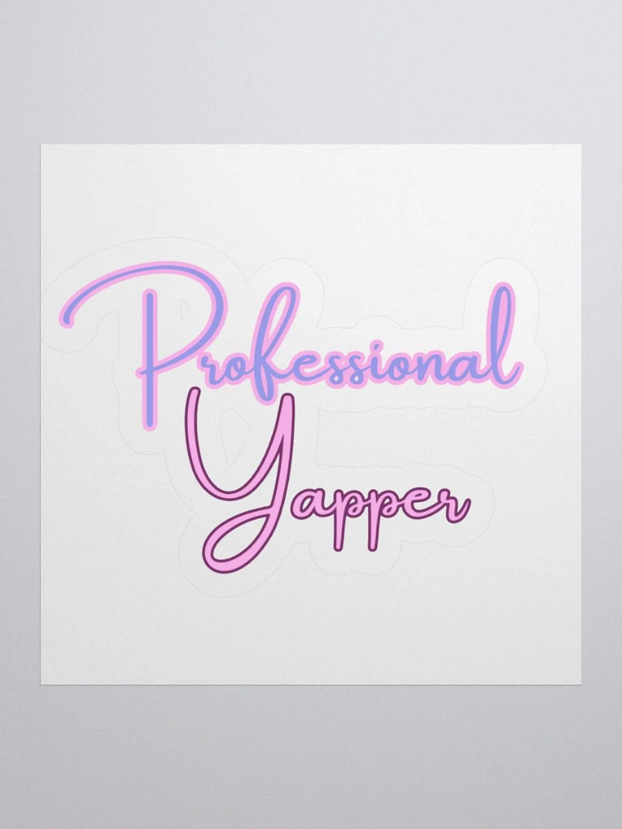 Professional Yapper Sticker product image (1)
