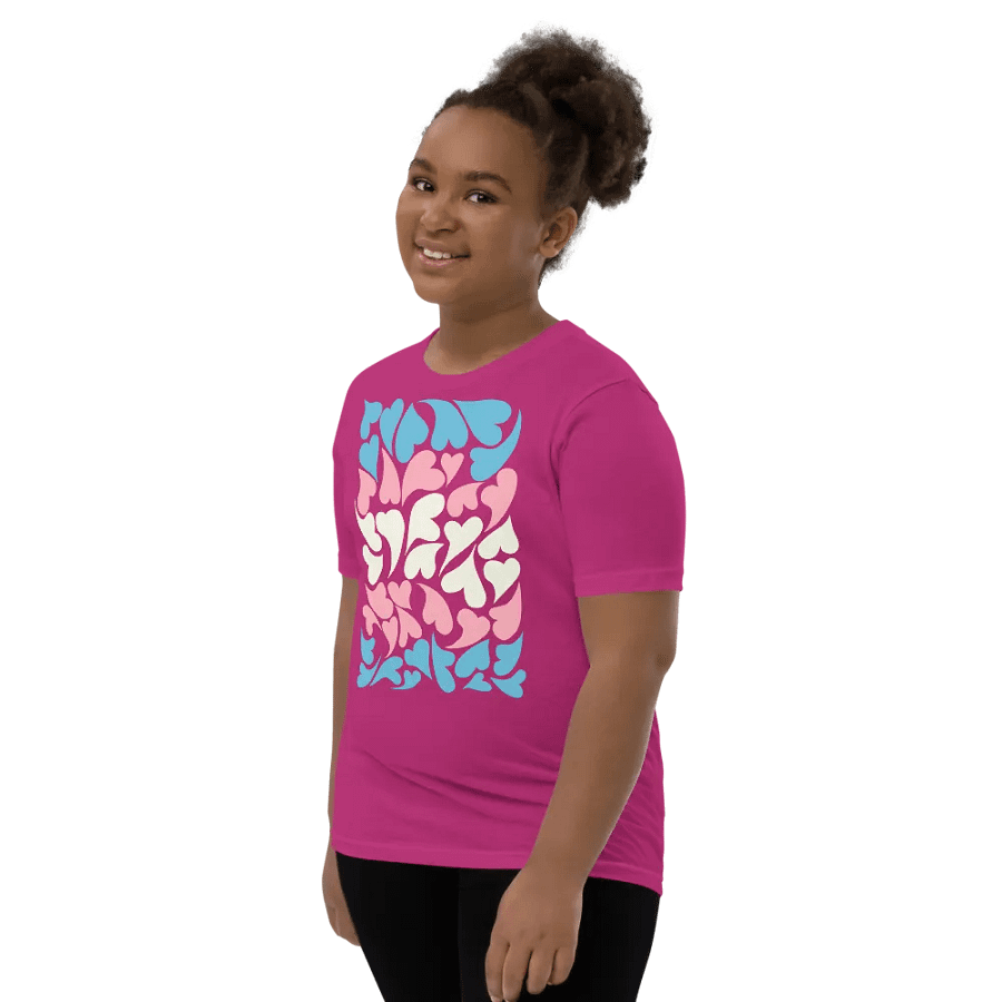 Nestled PRIDE Transgender T-shirt (Youth) product image (40)