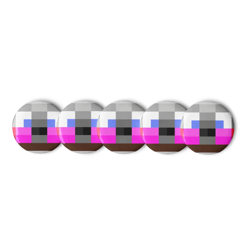 Funtime3Freddy3 Minecraft Skin Head Pin product image (1)