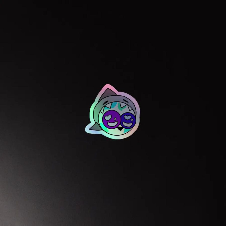 Fisk Shork Holographic Sticker product image (4)