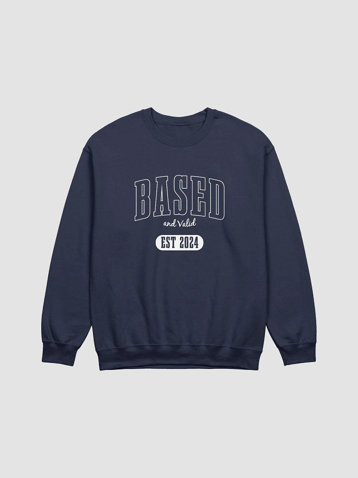 Based and Valid Sweater - Navy product image (1)