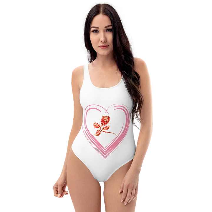 Golden Rose Heart All-Over Swimsuit product image (1)