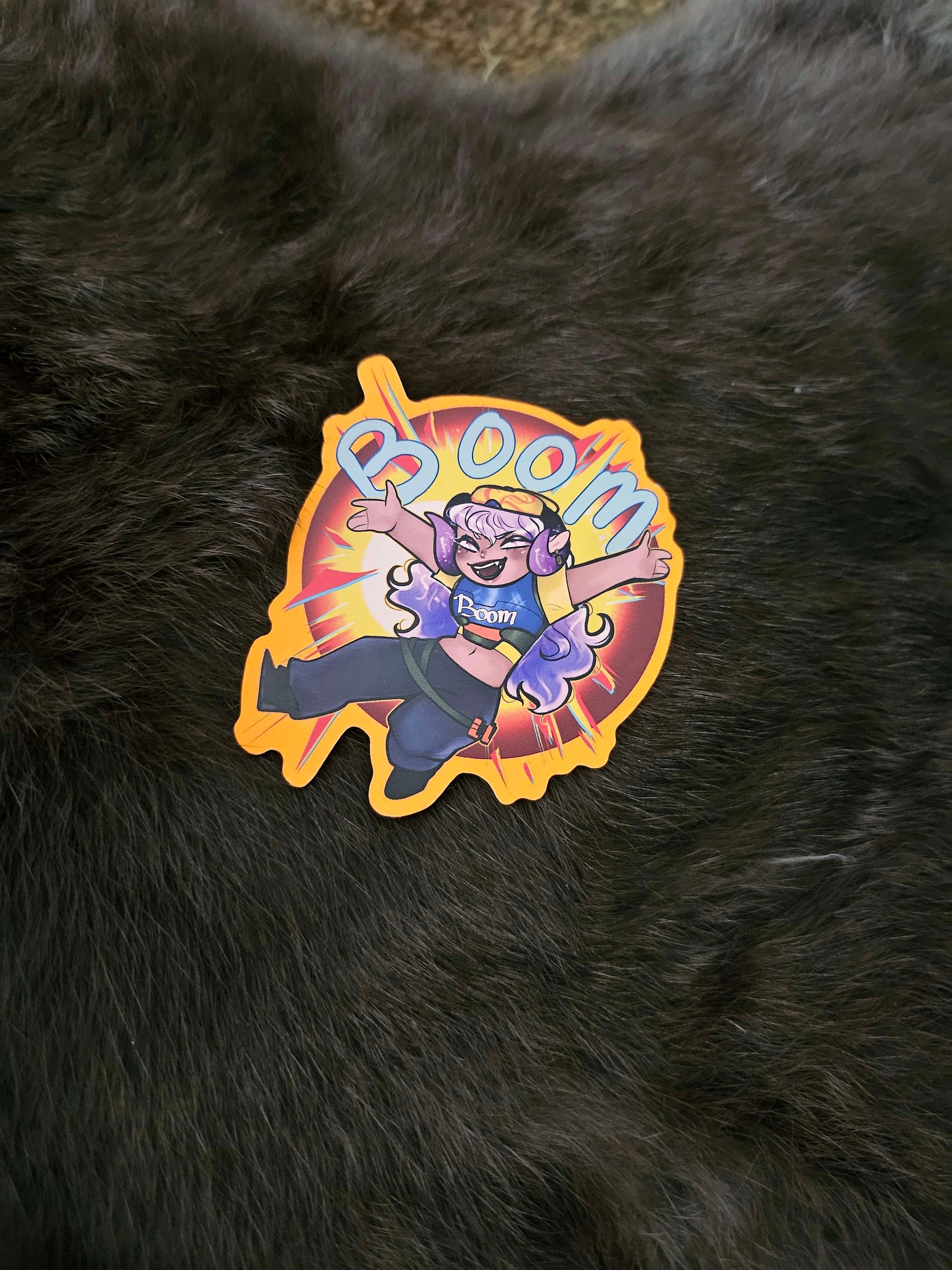 Explosive Sheep neon stickers product image (2)