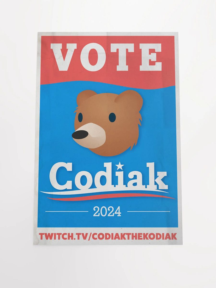 Vote Codiak Poster product image (1)