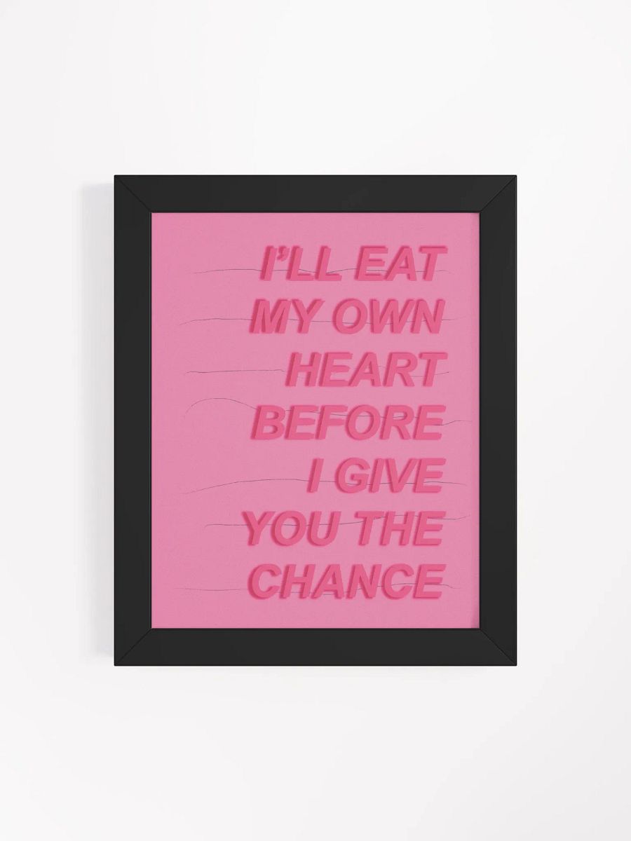 Heart Eater Framed Art Print product image (4)