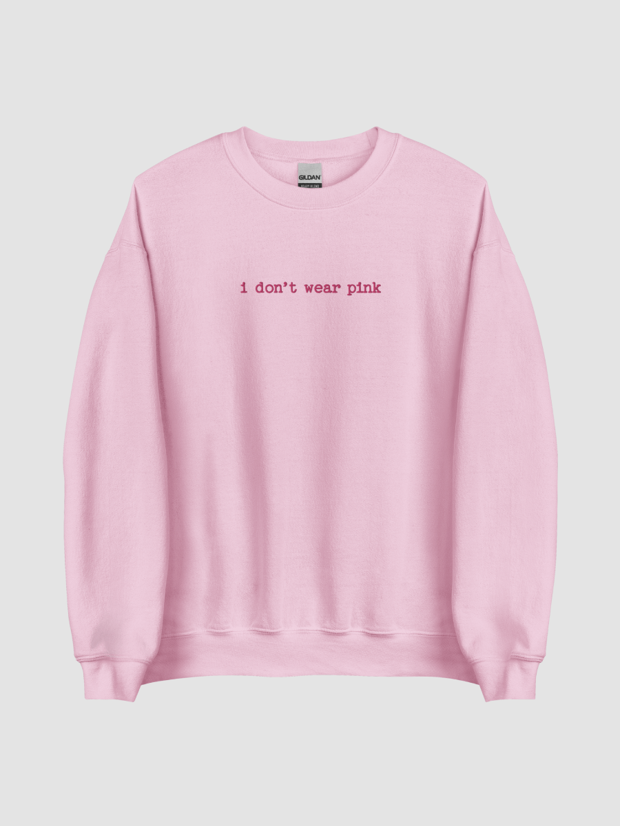 i don’t wear pink crew product image (9)
