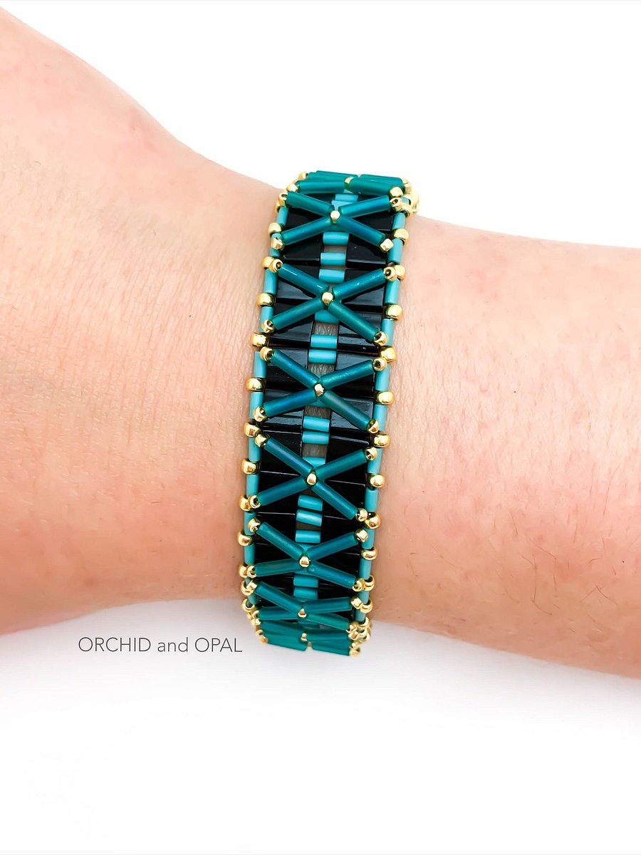 Beading Pattern – Nexus Bugle Bead Bracelet product image (5)