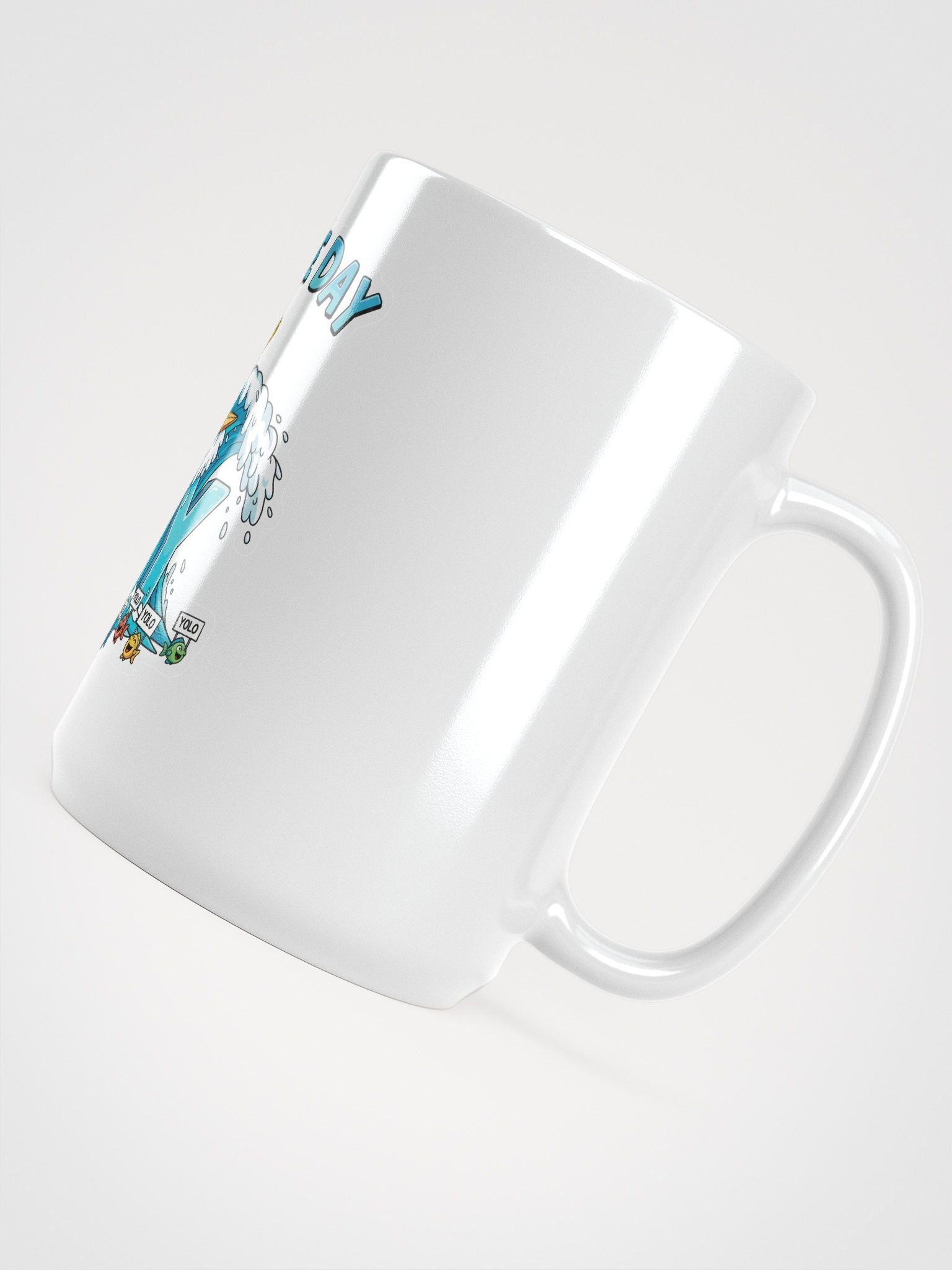 Seas The Day White Glossy Mug product image (4)
