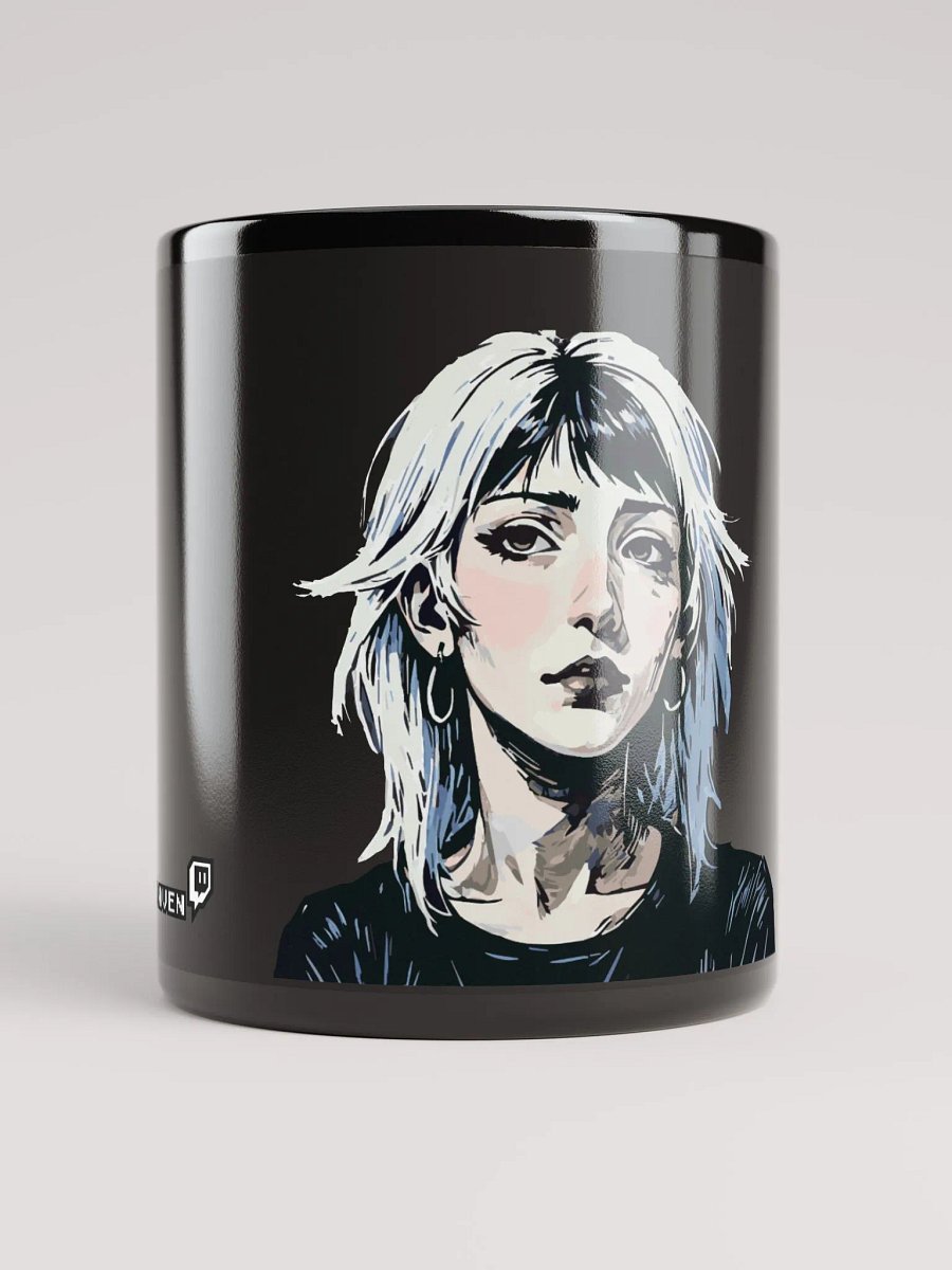 Raven's Raven Black Glossy Mug product image (9)