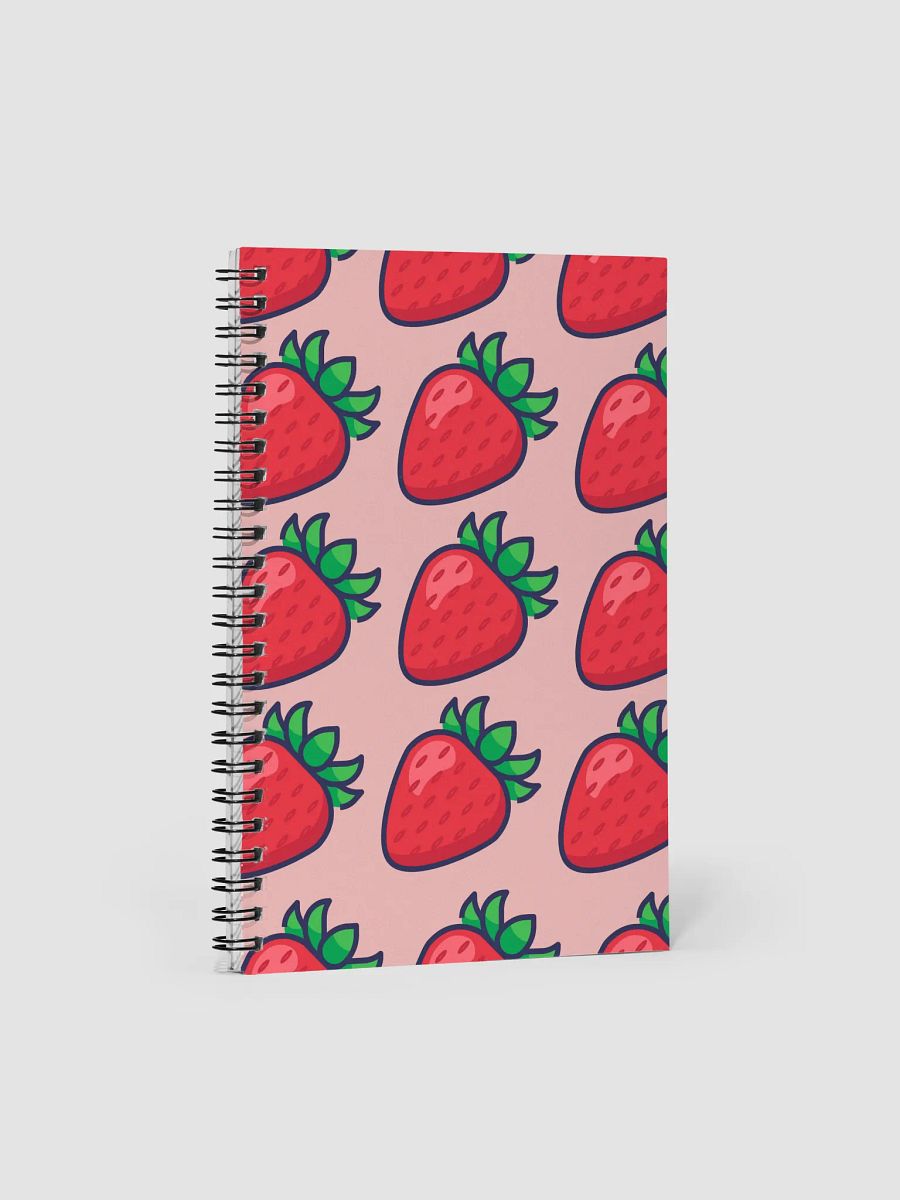 Strawberry Spiral Notebook Red product image (1)