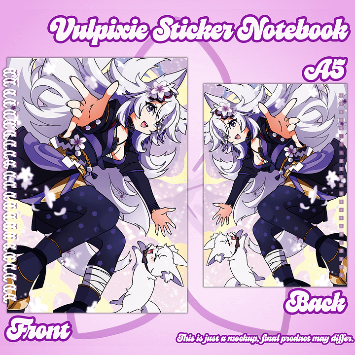 Vulpixie Sticker Notebook [PREORDER] product image (1)