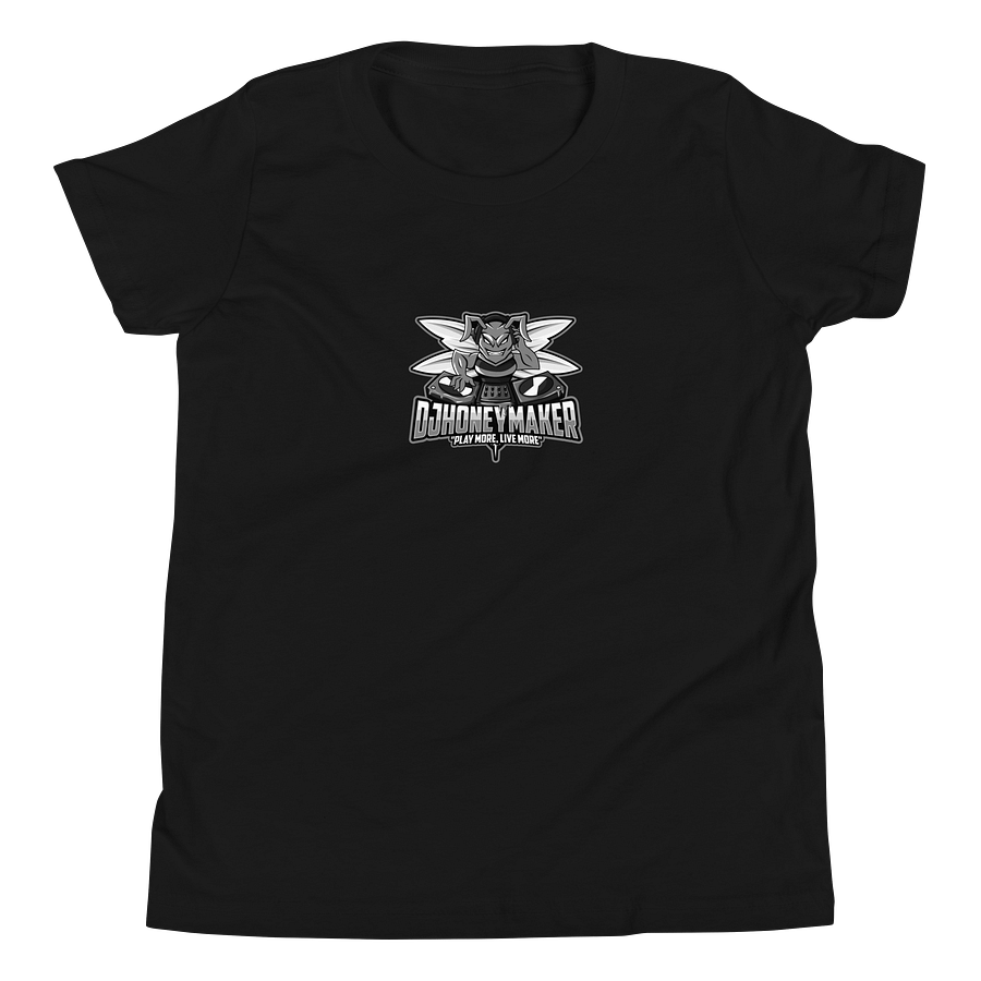 Black & White Logo Youth Short Sleeve T-Shirt product image (4)