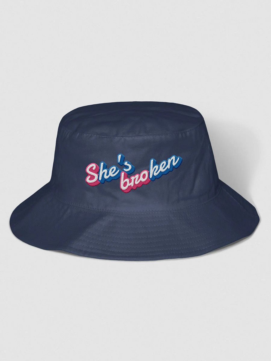 S(he's) bro(ken) - Embroidered Bucket Hat product image (2)
