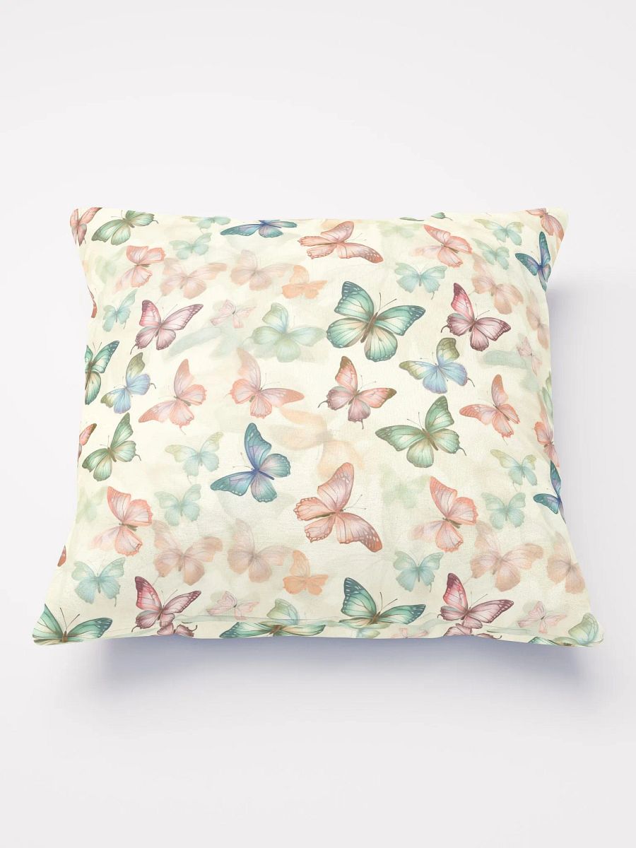 Pillow with butterfly print product image (1)