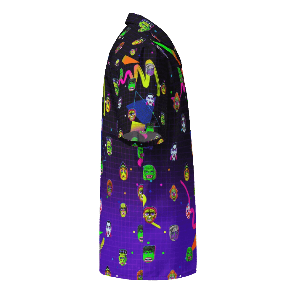 Horror Icons Hawaiian Button up product image (5)