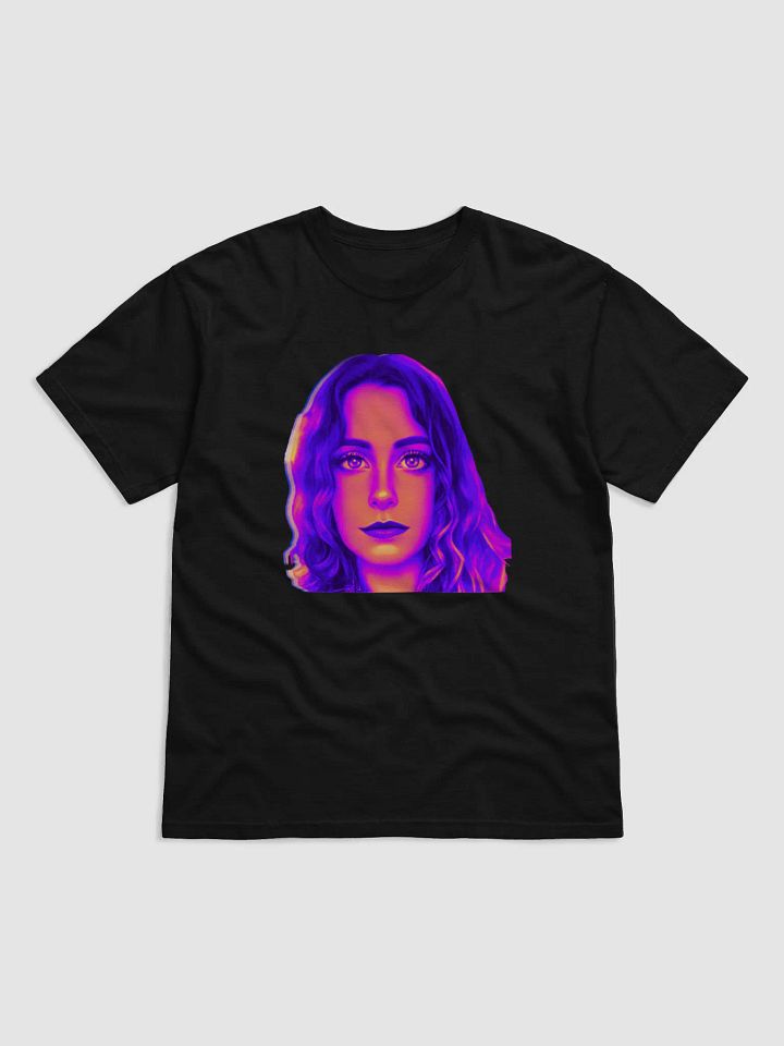 KILLA EMILY PINK FACE ON BLACK TEE product image (1)