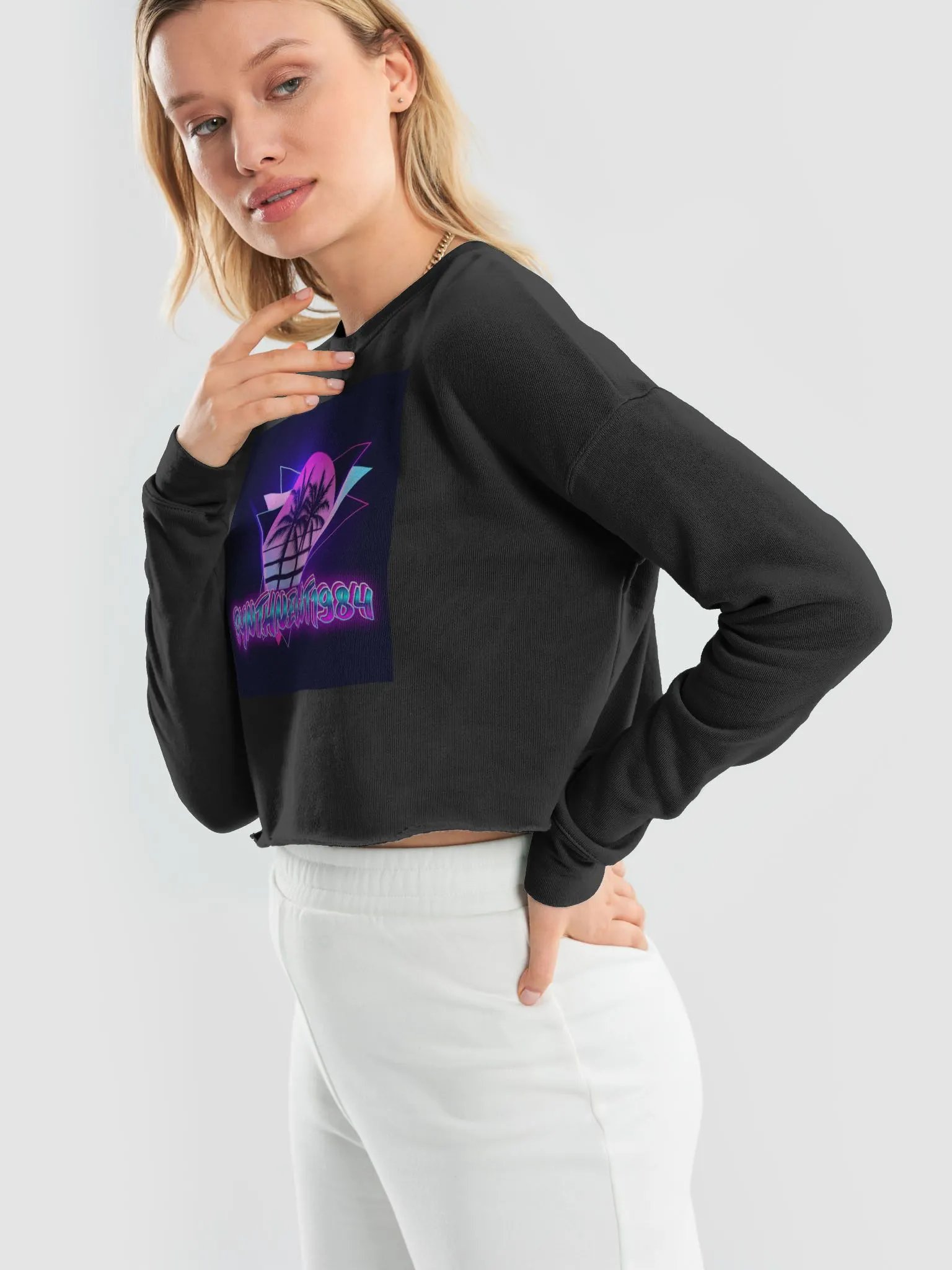 SynthNewt1984 Crop Top product image (10)