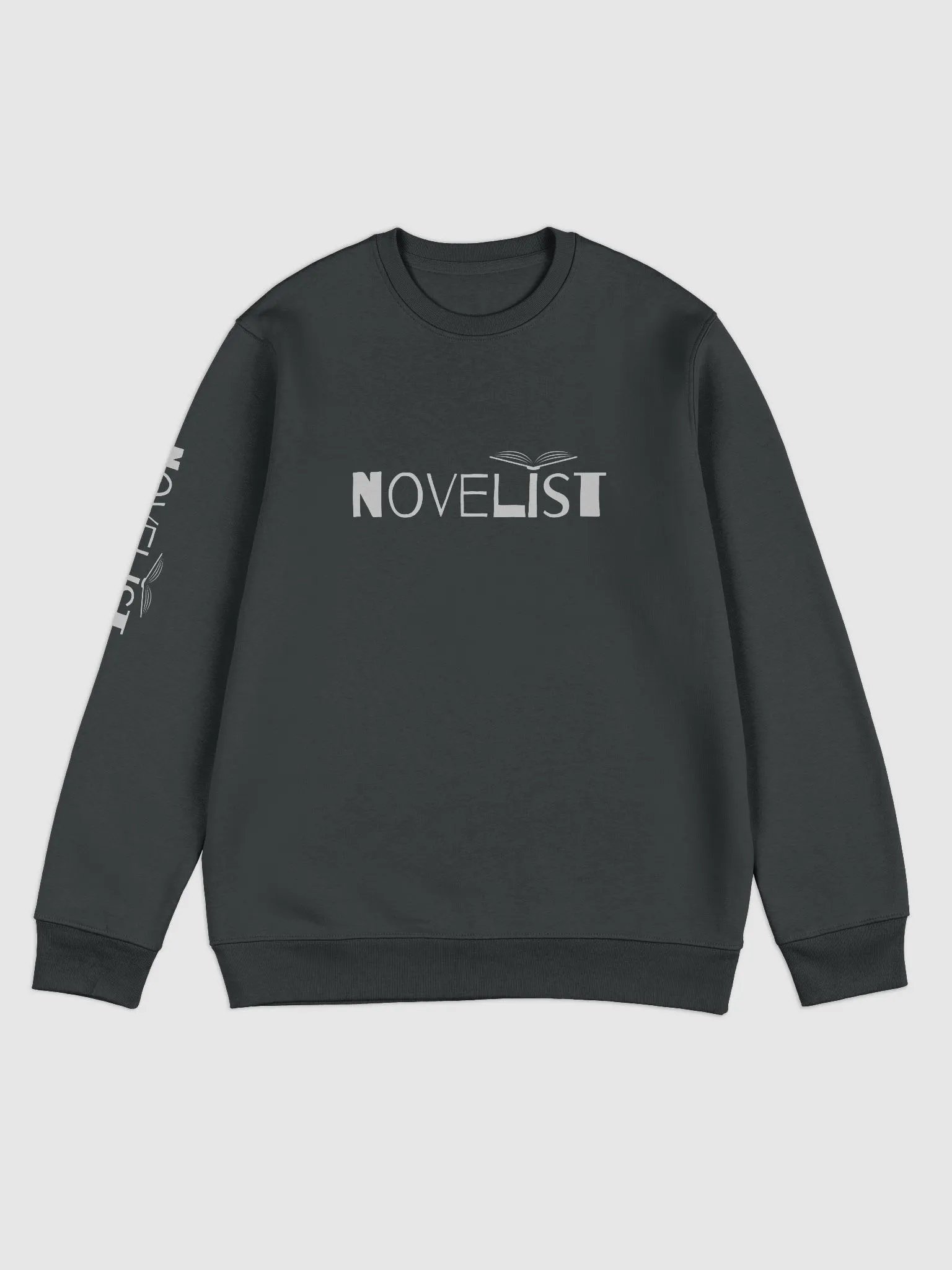 Novelist Silver Text Unisex Sweatshirt product image (1)