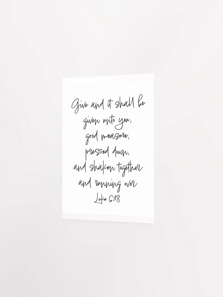 Shall Be Given Unto You - Print product image (2)