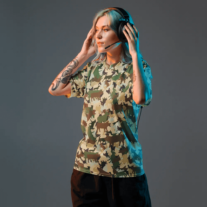 FARMOUFLAGE WEST COAST CAMO RECYCLED UNISEX SPORTS JERSEY product image (2)