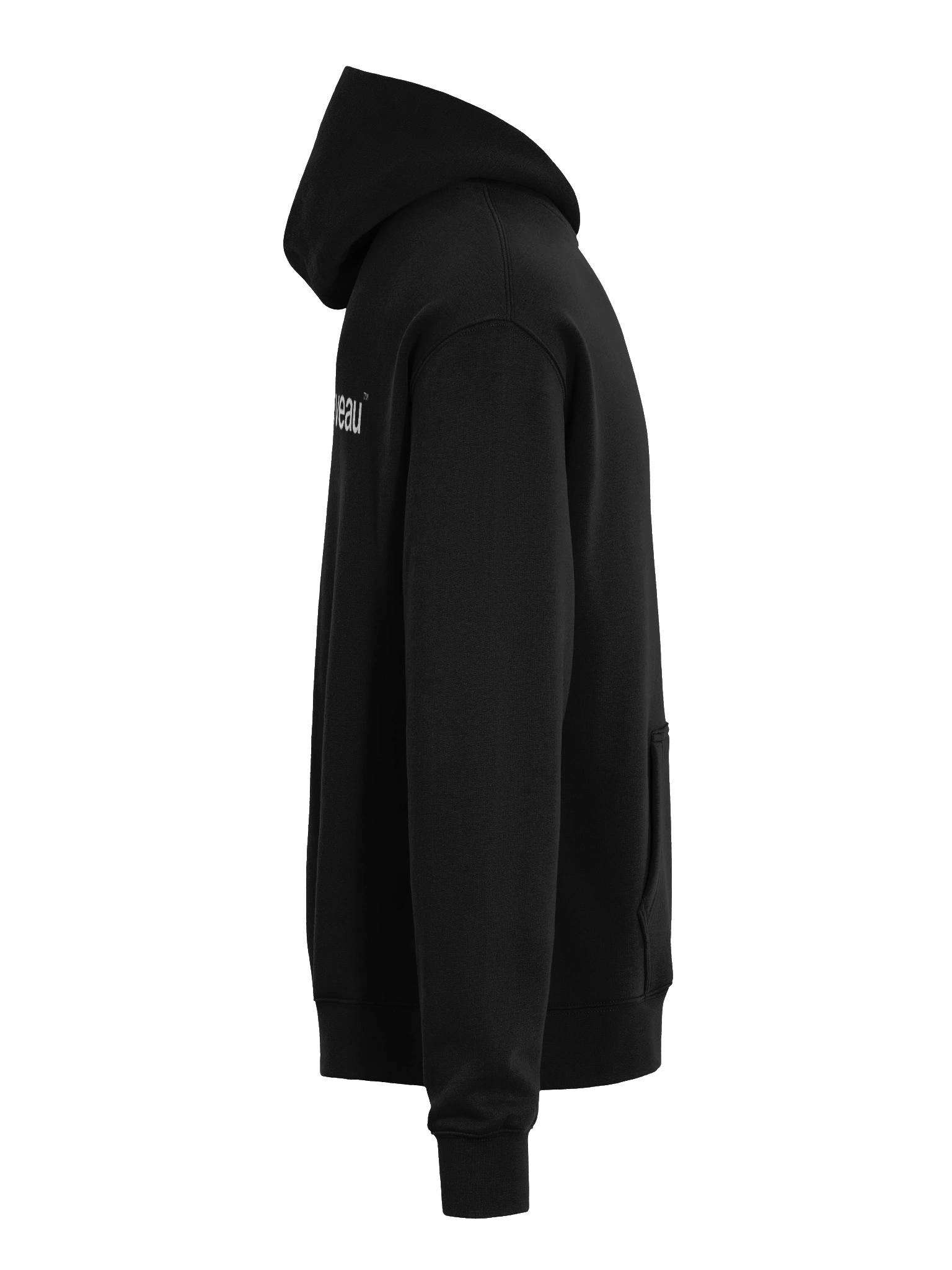 Design the Future: Technouveau - Black Hoodie product image (8)
