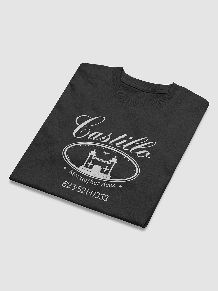 Castillo Moving Services on front and sleeve - Gildan heavyweight tee product image (4)