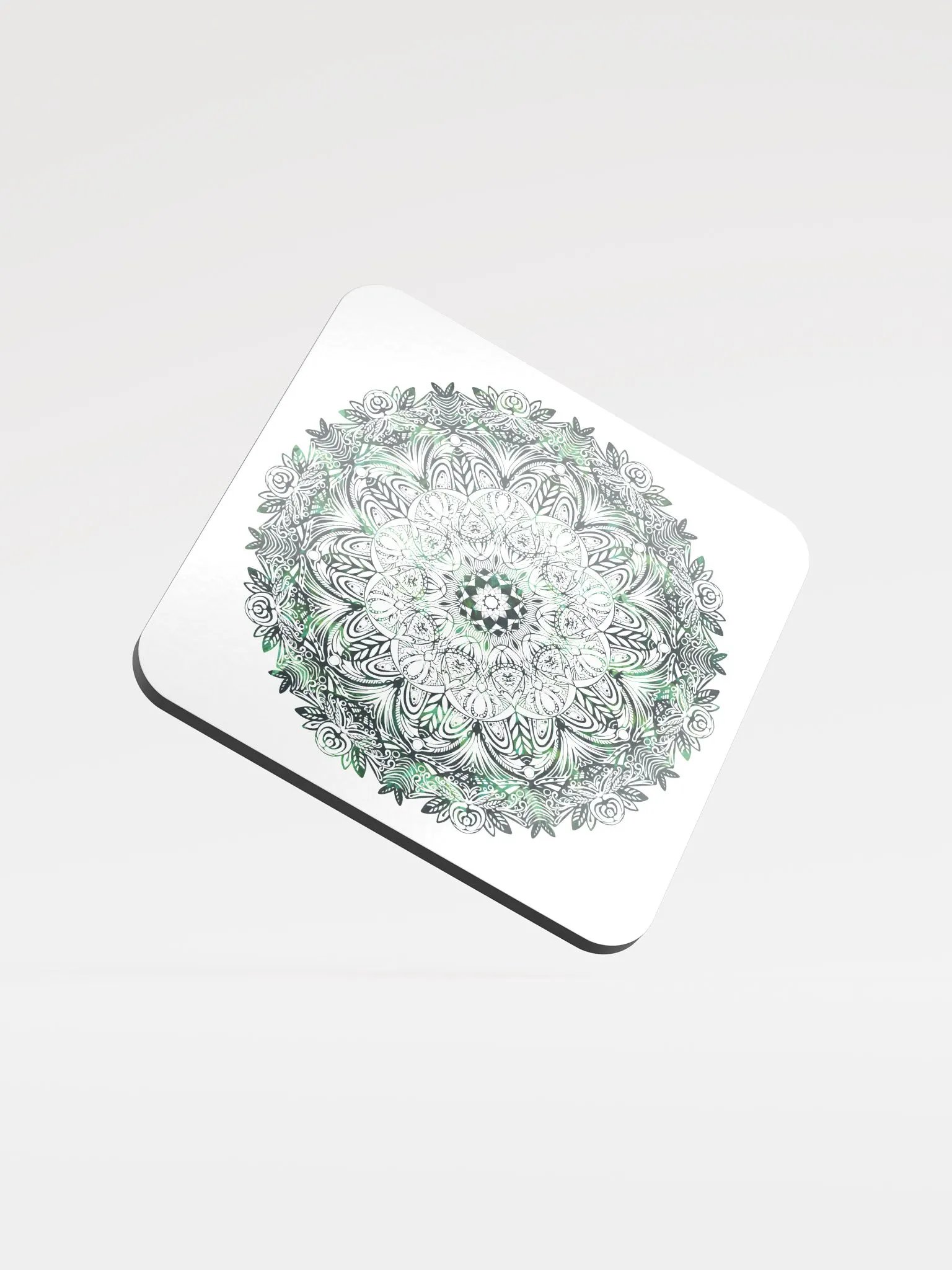 Verdant Vibe Cork Coaster product image (1)