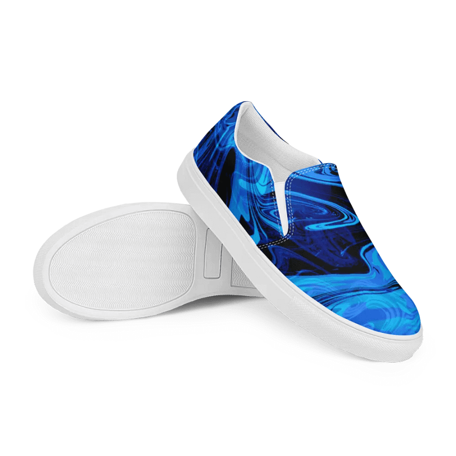 Abyssal Swirl Women's Slip-On Canvas Shoes | Womens Slip-Ons product image (12)