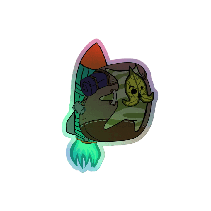Rocket Korok Holographic Sticker product image (2)