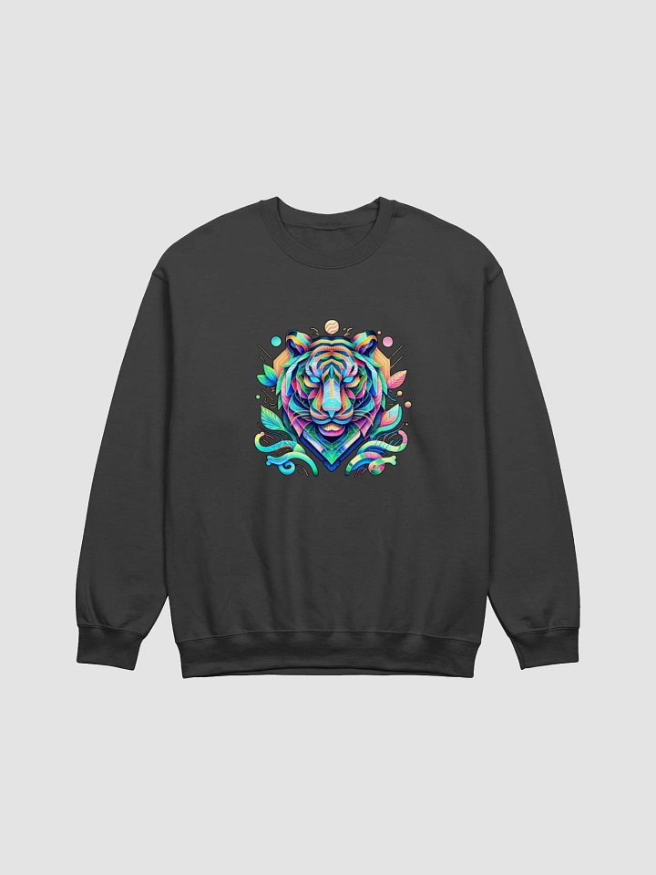 Retro tiger Unisex Crewneck Sweatshirt product image (1)
