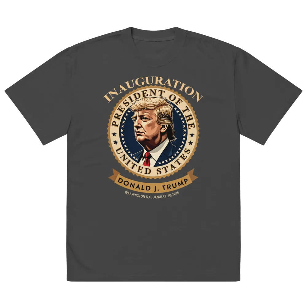 Donald J. Trump Presidential Inauguration Emblem Oversized Tee product image (2)