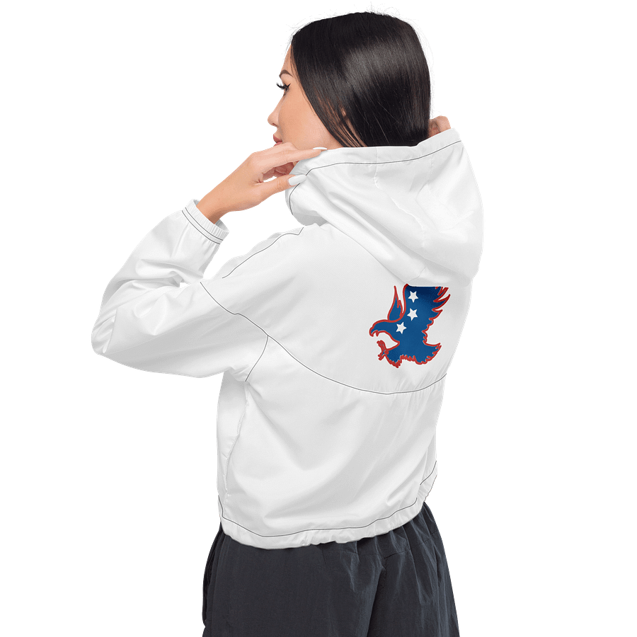Patriotic Heart All-Over Print Women's Windbreaker product image (4)