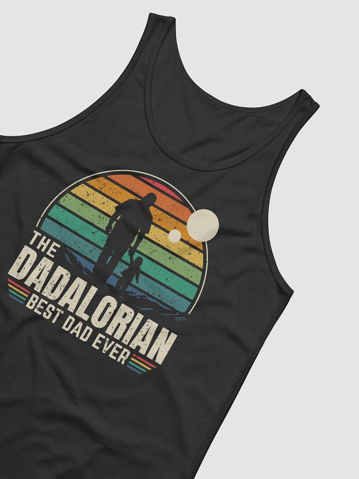 Sunset Dadalorian Best Dad Ever - Tank Duplex printing product image (1)