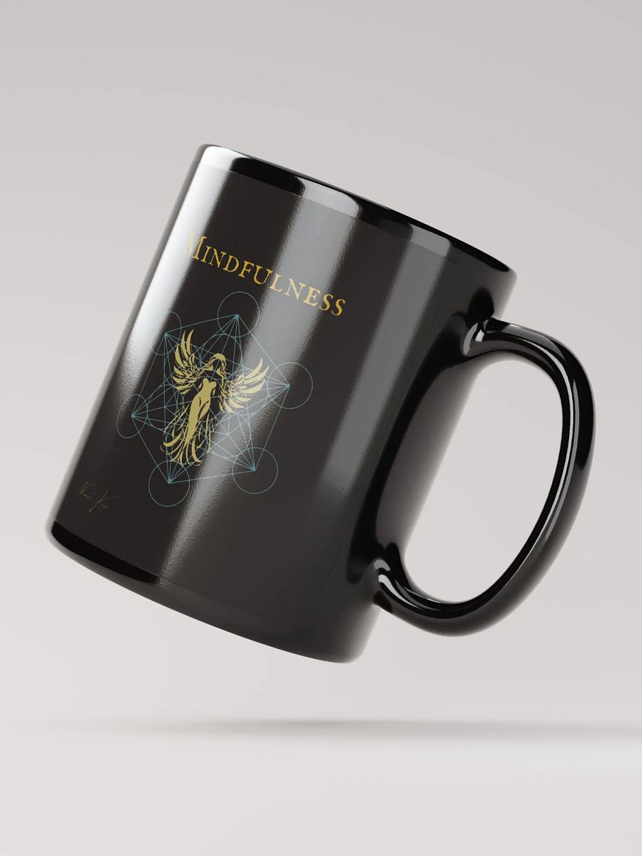 Metatron's Cube- Black Glossy Mug product image (5)