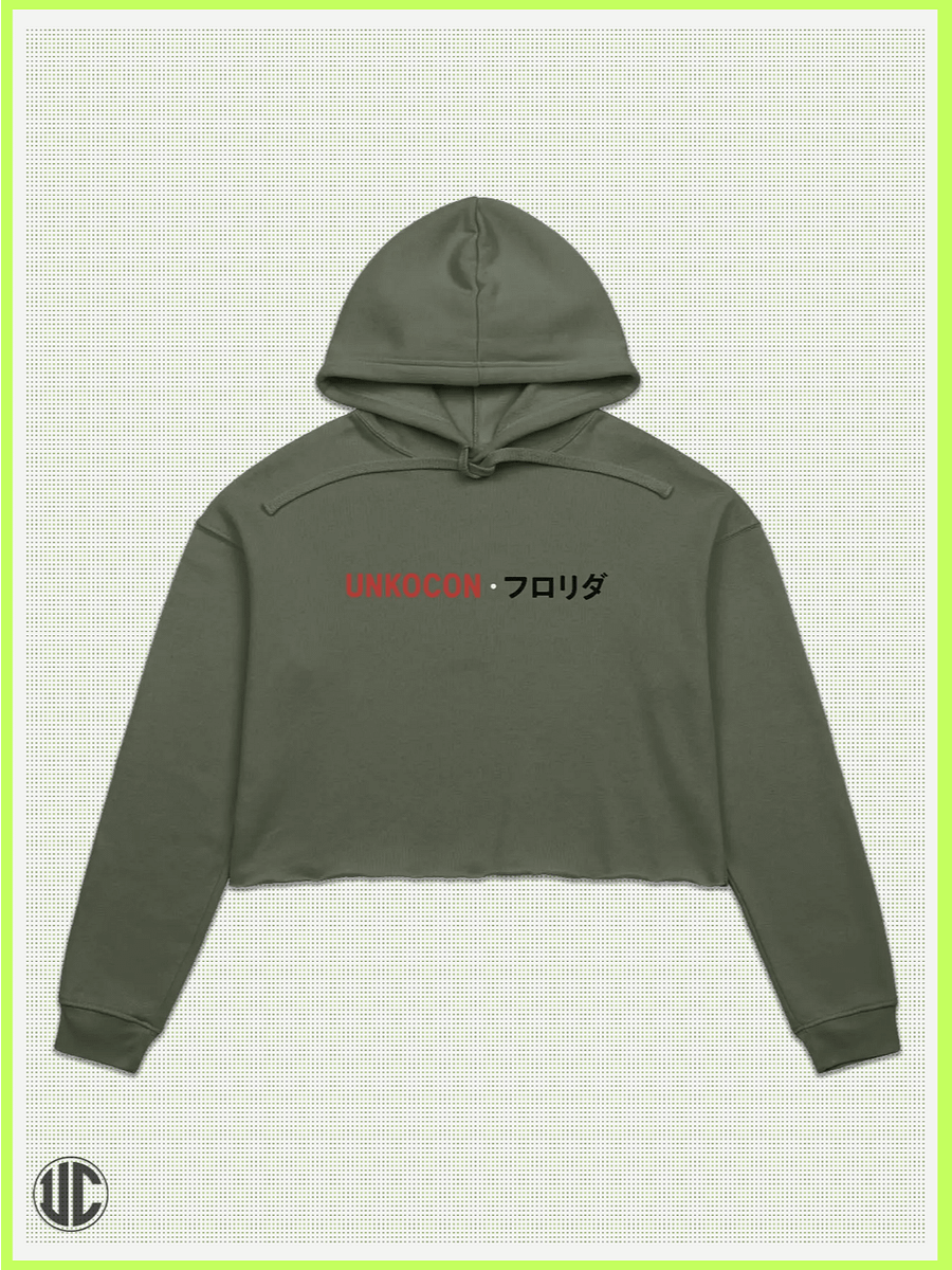 UnkoCon – Cocoa Beach FL Skater Crop Hoodie product image (2)
