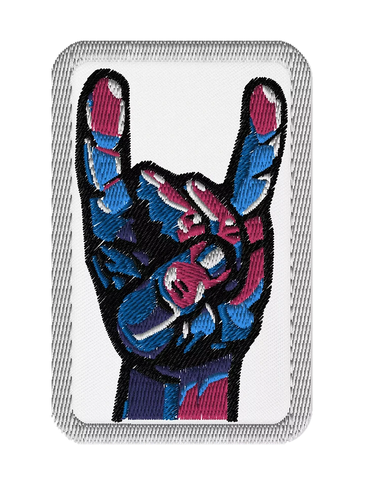Rock On Embroidered Patch product image (1)